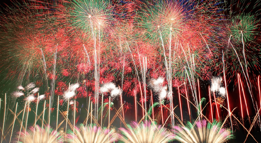 写真:大曲の花火大会